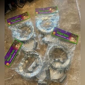 NWT Light-Up Angel Halo Silver - Lot of 4 - Party - Dress Up - Costume